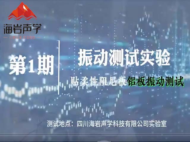 貼柔性阻尼板鋁板振動(dòng)測試